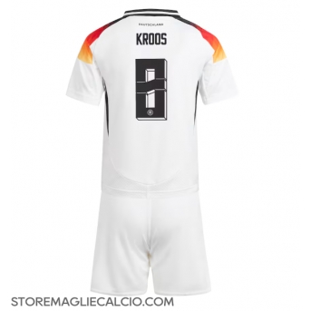 Germania Toni Kroos #8 Maglia Gara Casa Repliche Europei 2024 Bambino